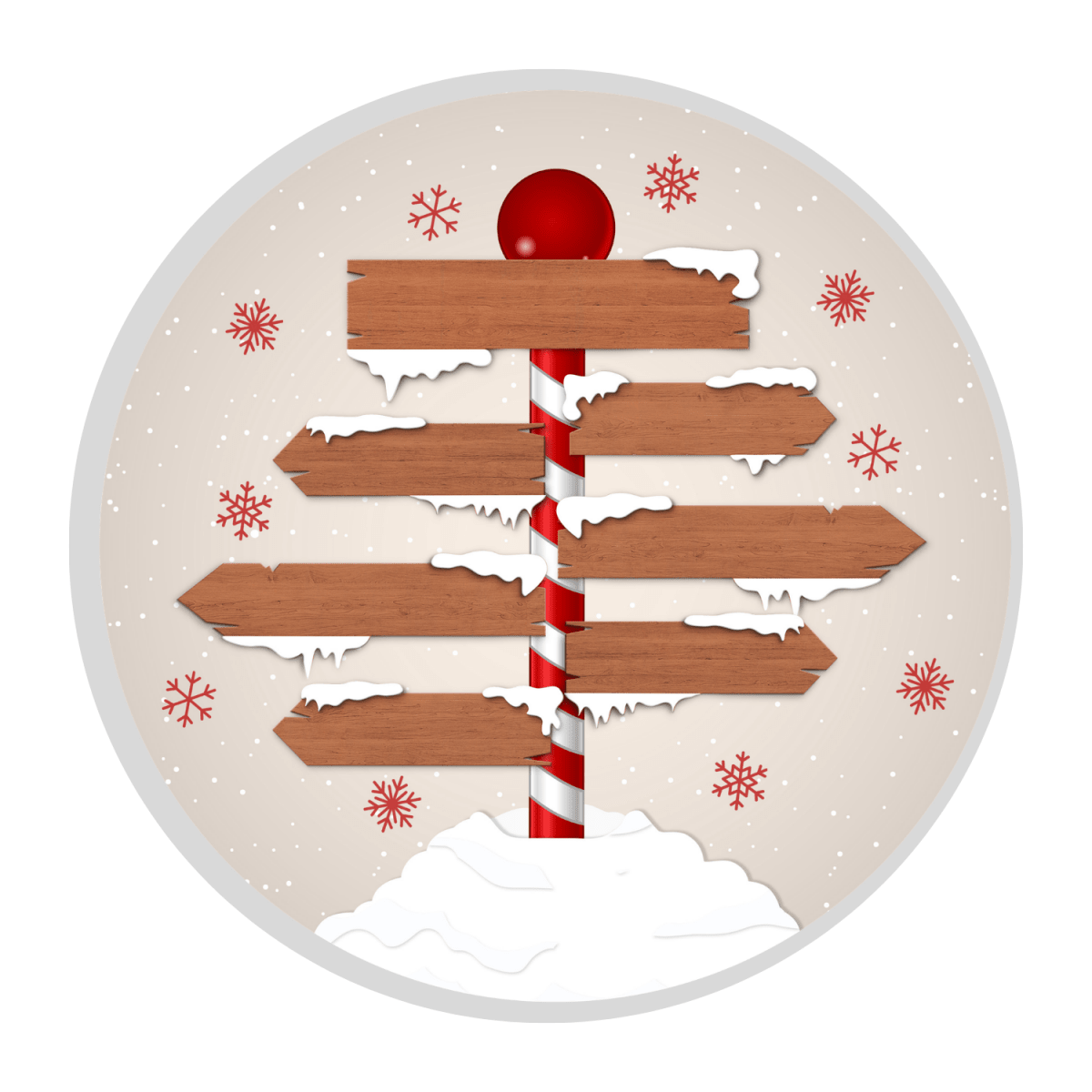 Personalised North Pole Family Christmas Ornament – Custom Name Signs Personalisr Au