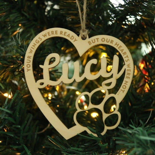 Personalised Pet Pawprint Christmas OrnamentChristmas & New Year,Ornaments