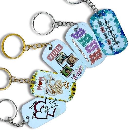 Personalised Photo Keyrings for Mum