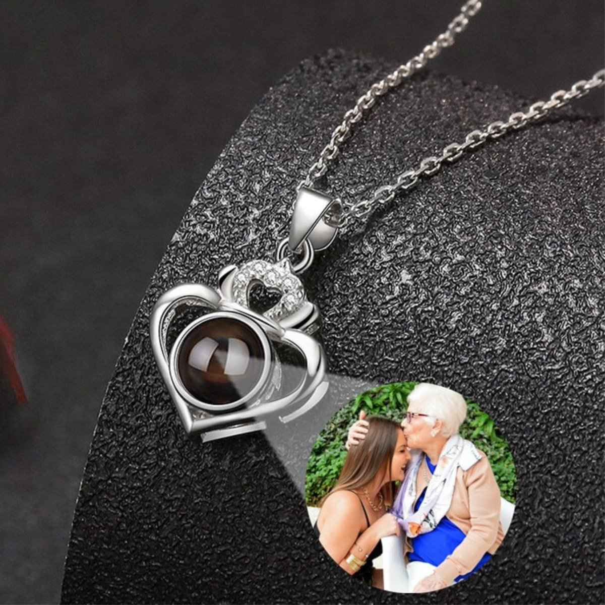 Personalised Photo Projection Necklace - Photo Necklaces - Personalisr Au