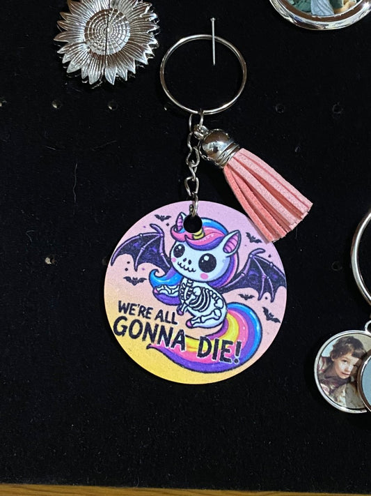 Personalised Photo Wood Disc Keyring - Keychain Personalisr Au