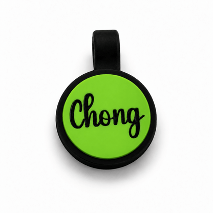 Personalised Small Round Silicone Pet Tagspet id tag