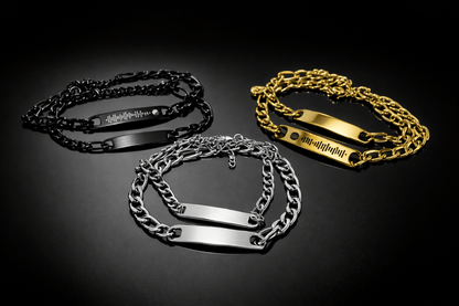 gold blacka dn silver braclets large and small styles