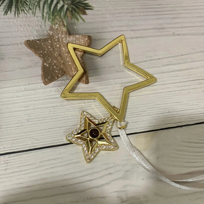 Personalised Star Projection Photo Ornament