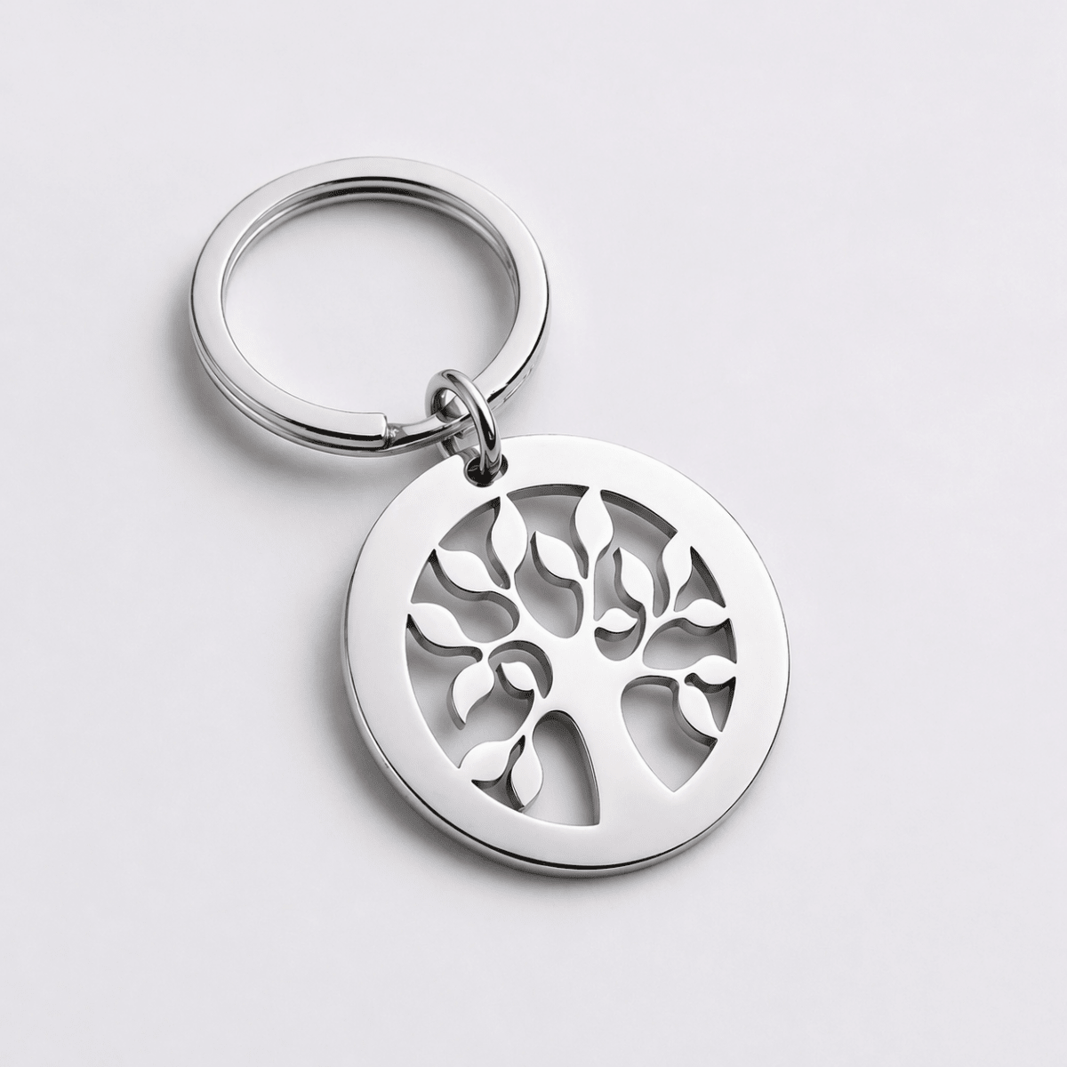 Tree of Life Keychain in silver 
