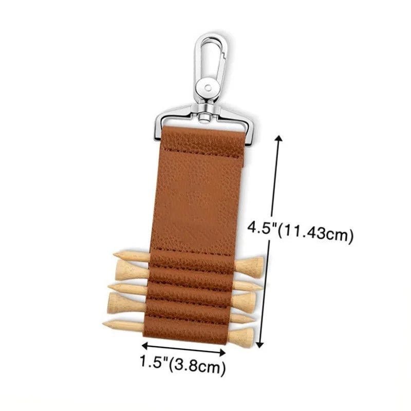 Shows dimensions of Personalised golf tee holder engraved in Perth WA