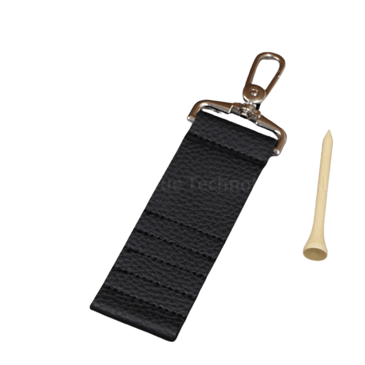 Personalized Engraved Wood Golf Tees & Black Holder - Golf Accessories