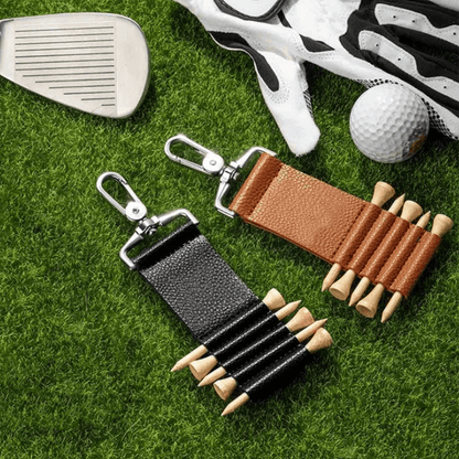 Personalized Engraved Wood Golf Tees & HolderGolf Accessories
