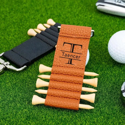 Personalized Engraved Wood Golf Tees & HolderGolf Accessories