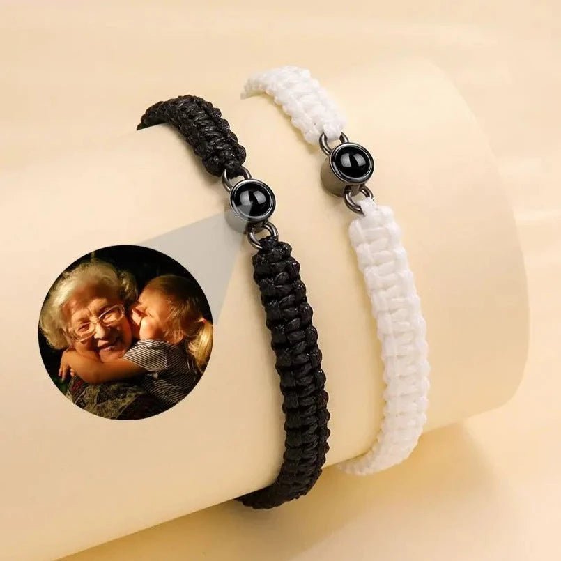 Photo Projection Parachord Weave Bracelet - Personalisr Au
