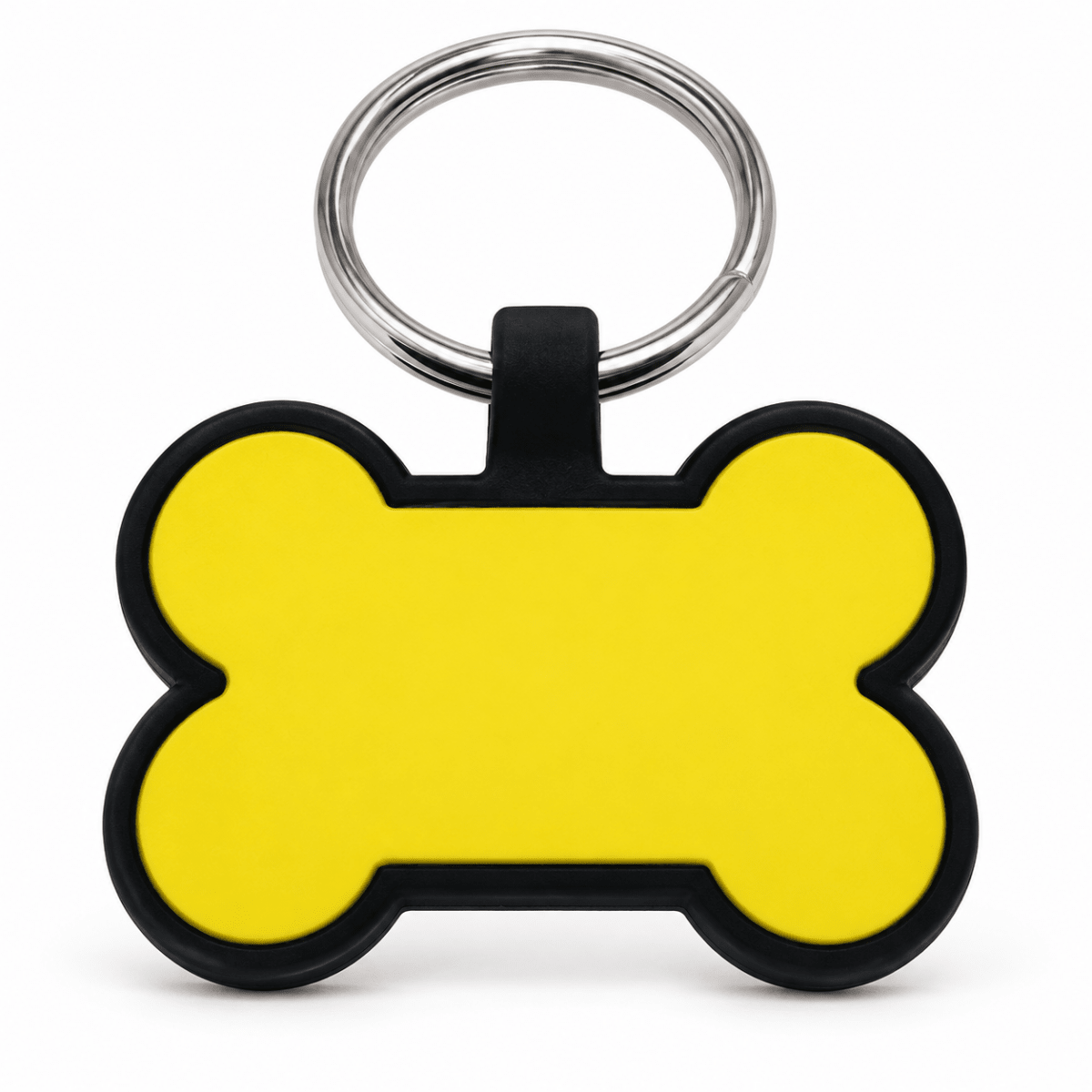 Plain Engraved Silicone Pet Identification Tagspet id tag