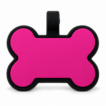 Plain Engraved Silicone Pet Identification Tagspet id tag