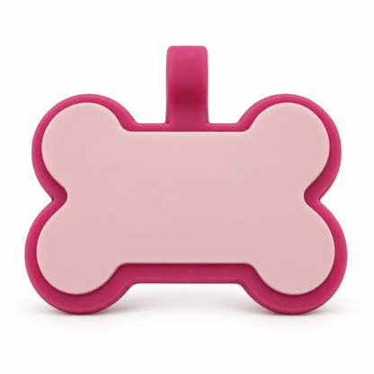 Plain Engraved Silicone Pet Identification Tagspet id tag