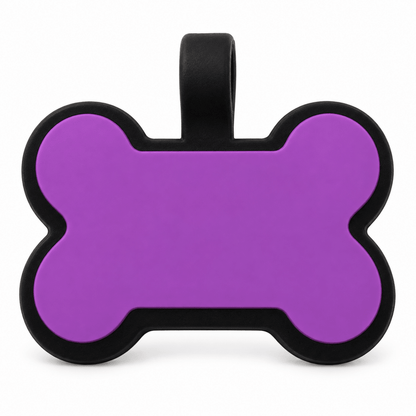 Plain Engraved Silicone Pet Identification Tagspet id tag