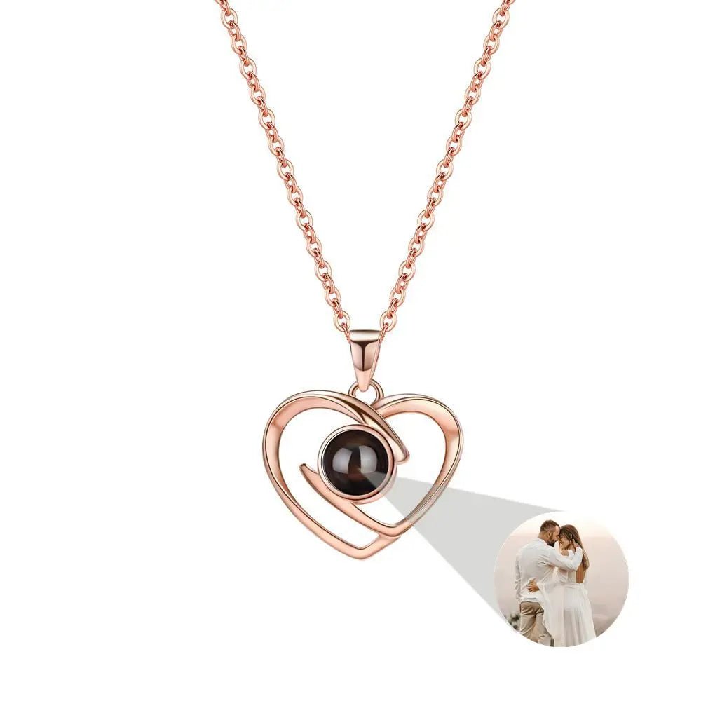 Premium Photo Projection 925 Sterling Silver Necklaces – Over 20 Stunning StylesPhoto Necklaces
