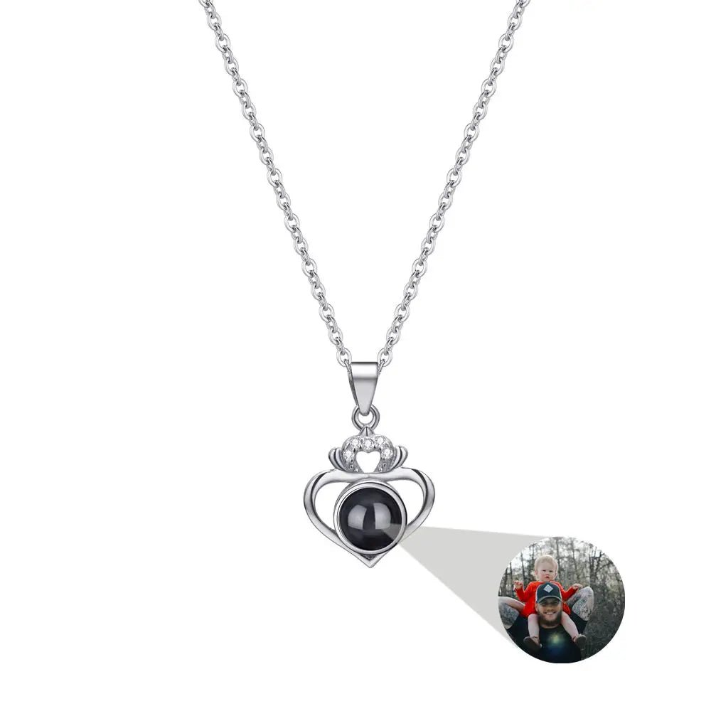 Premium Photo Projection 925 Sterling Silver Necklaces – Over 20 Stunning StylesPhoto Necklaces
