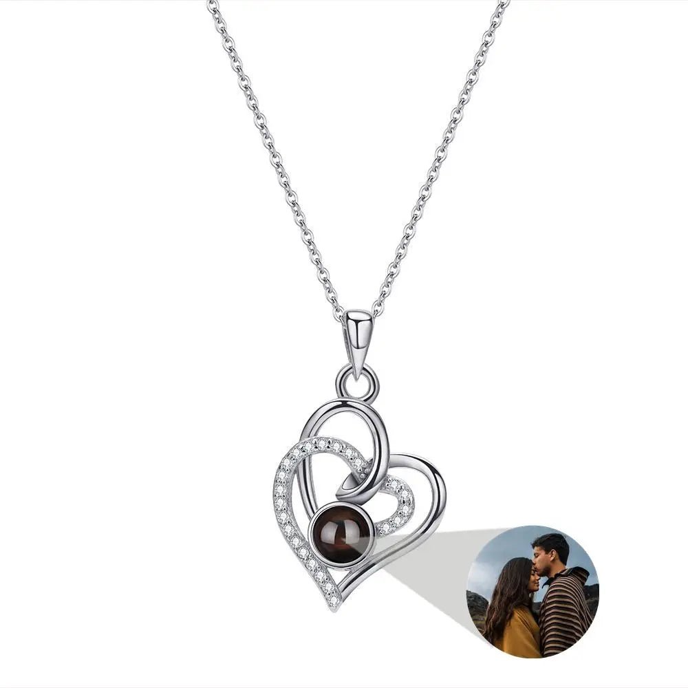 Premium Photo Projection 925 Sterling Silver Necklaces – Over 20 Stunning StylesPhoto Necklaces