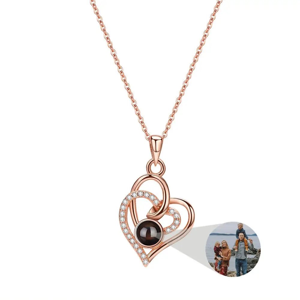 Premium Photo Projection 925 Sterling Silver Necklaces – Over 20 Stunning StylesPhoto Necklaces