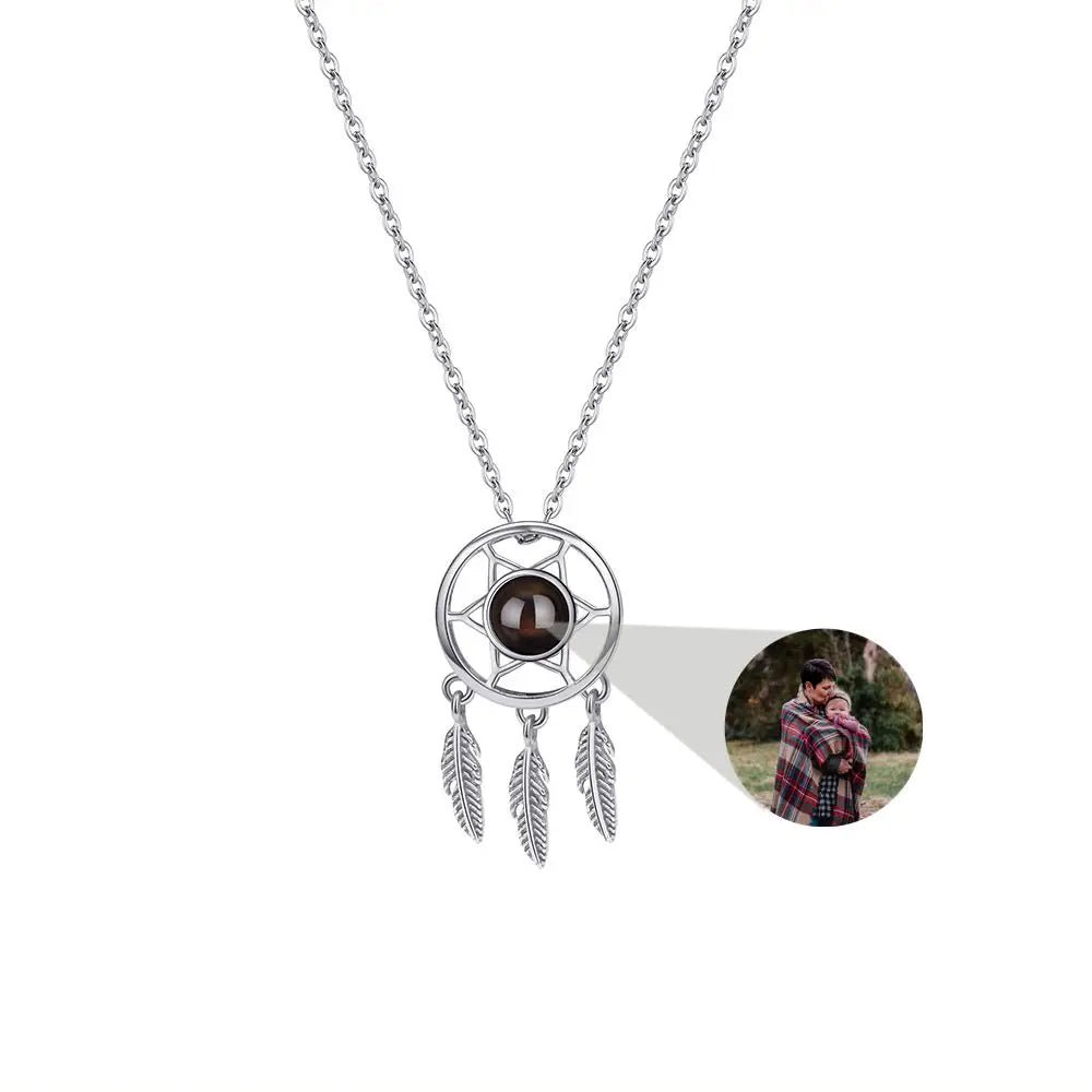 Premium Photo Projection 925 Sterling Silver Necklaces – Over 20 Stunning StylesPhoto Necklaces