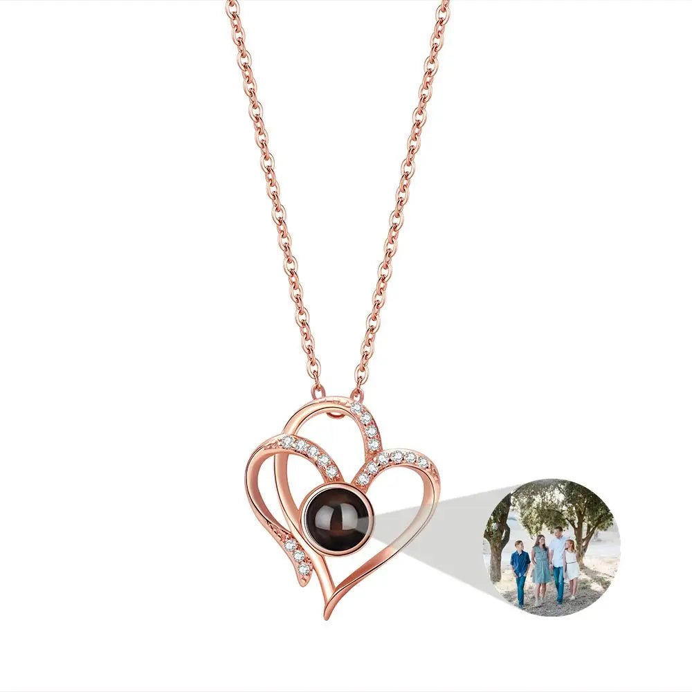 Premium Photo Projection 925 Sterling Silver Necklaces – Over 20 Stunning StylesPhoto Necklaces