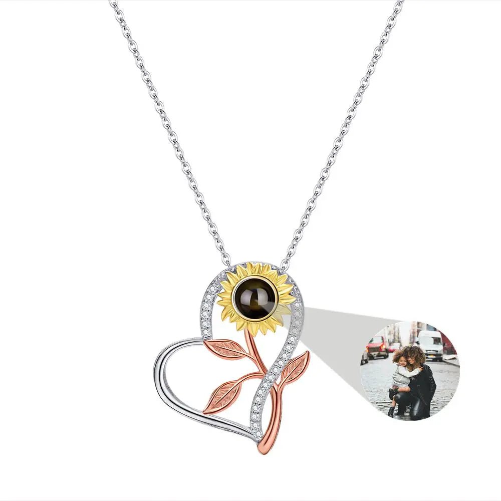 Premium Photo Projection 925 Sterling Silver Necklaces – Over 20 Stunning StylesPhoto Necklaces