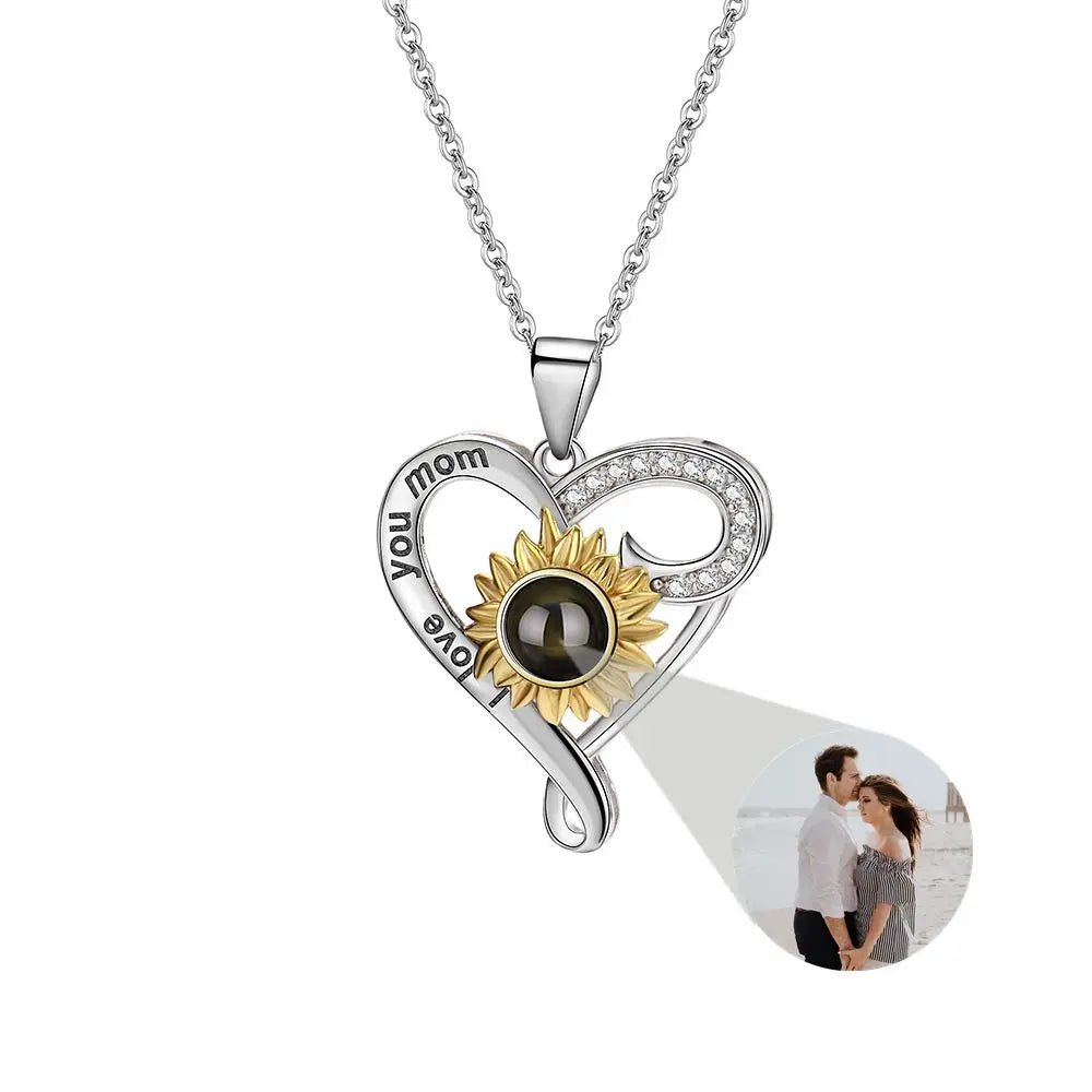 Premium Photo Projection 925 Sterling Silver Necklaces – Over 20 Stunning StylesPhoto Necklaces