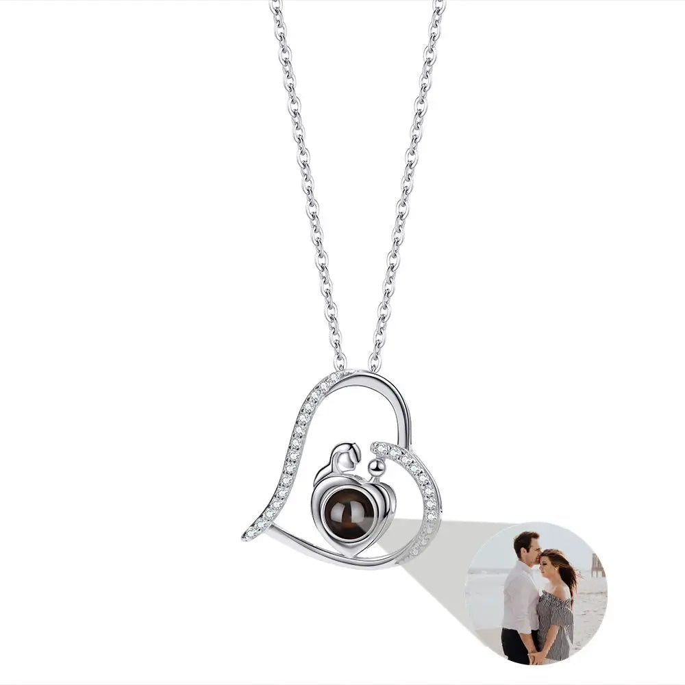 Premium Photo Projection 925 Sterling Silver Necklaces – Over 20 Stunning StylesPhoto Necklaces