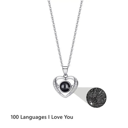 Premium Photo Projection 925 Sterling Silver Necklaces – Over 20 Stunning StylesPhoto Necklaces