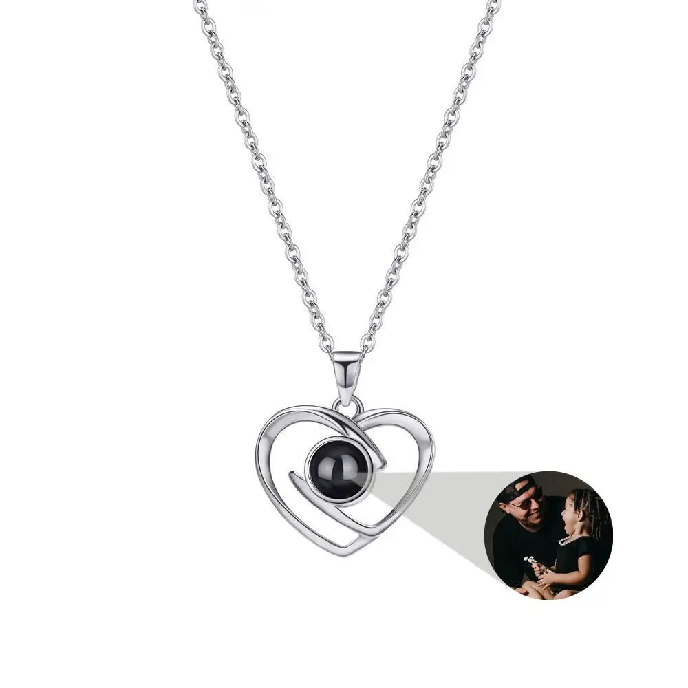 Premium Photo Projection 925 Sterling Silver Necklaces – Over 20 Stunning StylesPhoto Necklaces