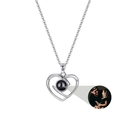 Premium Photo Projection 925 Sterling Silver Necklaces – Over 20 Stunning StylesPhoto Necklaces