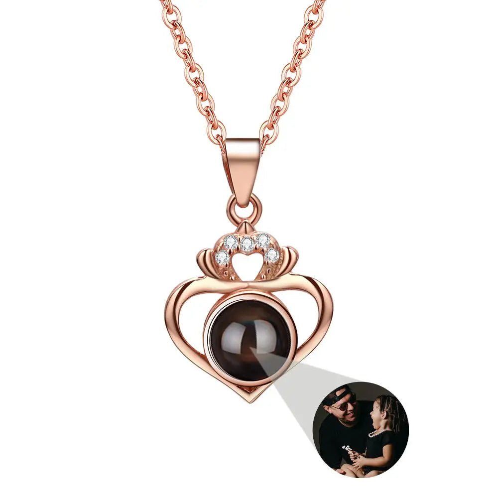 Premium Photo Projection 925 Sterling Silver Necklaces – Over 20 Stunning StylesPhoto Necklaces
