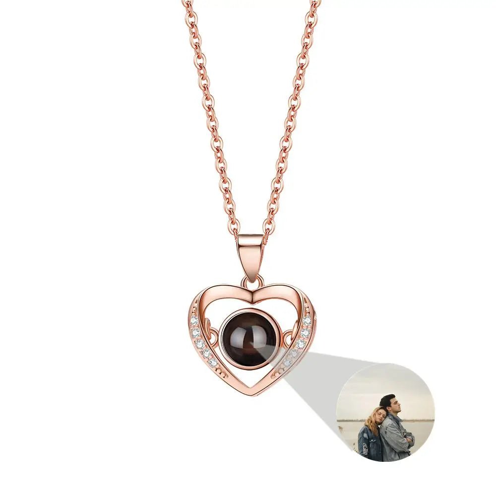 Premium Photo Projection 925 Sterling Silver Necklaces – Over 20 Stunning StylesPhoto Necklaces