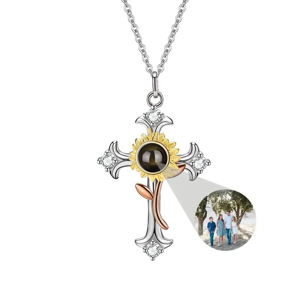 Premium Photo Projection 925 Sterling Silver Necklaces – Over 20 Stunning StylesPhoto Necklaces