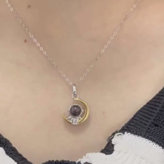 video showing Astronaught projection pendants being worn