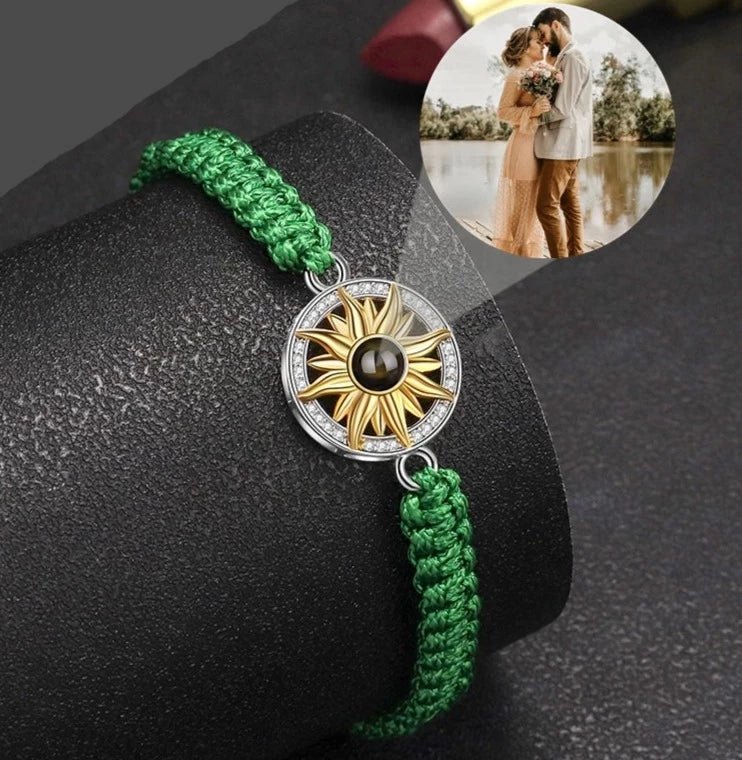 Projection Bracelet Sunflower Braided Braceletbracelet