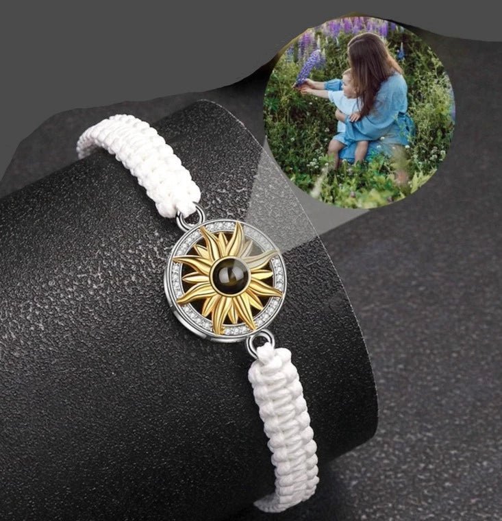 Projection Bracelet Sunflower Braided Braceletbracelet