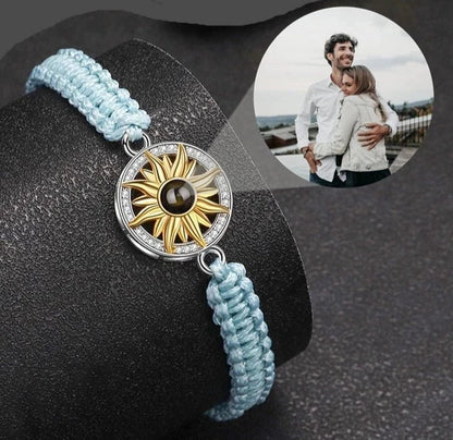 Projection Bracelet Sunflower Braided Braceletbracelet