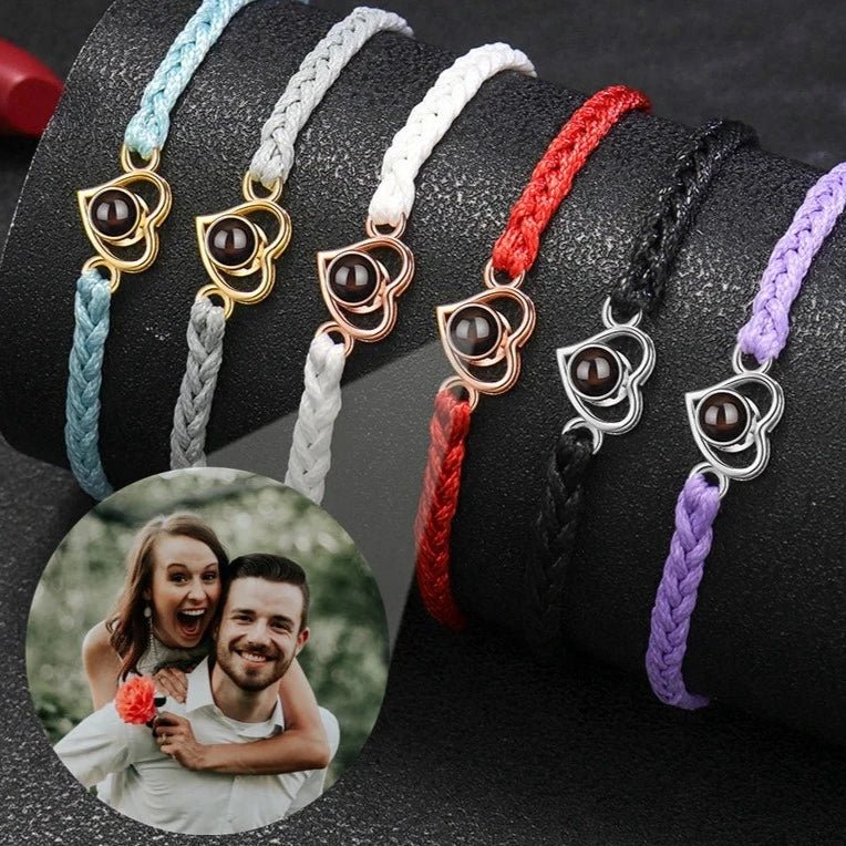 Projection Photo New Heart BraceletPhoto Bracelets