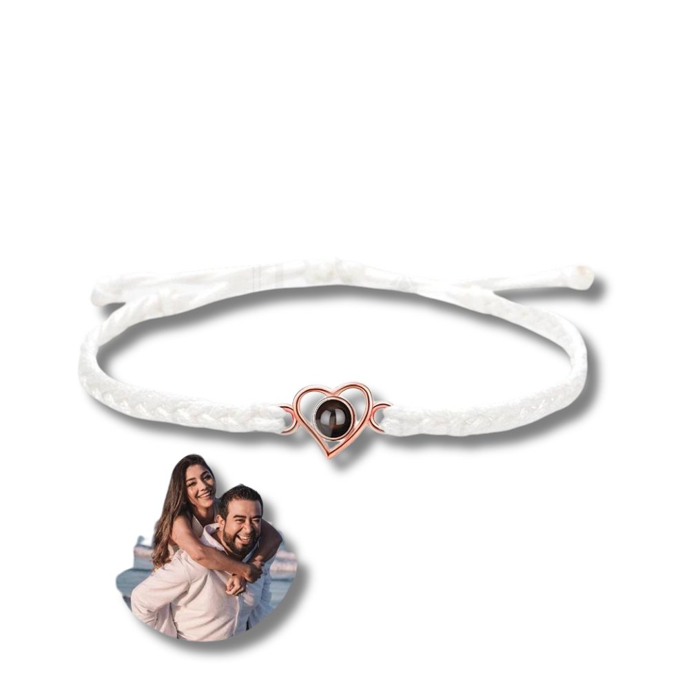 Projection Photo New Heart BraceletPhoto Bracelets