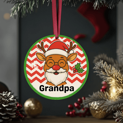 Reindeer Family Personalised Christmas Ornaments Christmas Ornaments Personalisr Au