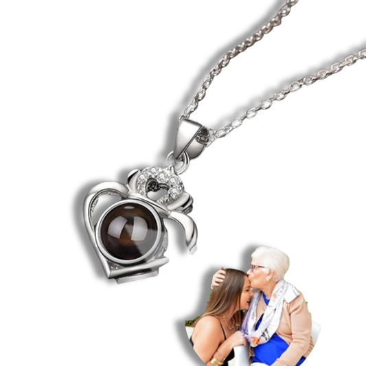 Personalised Necklace with Photo Projection Pendants