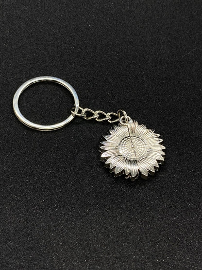 sunflower photo keyring