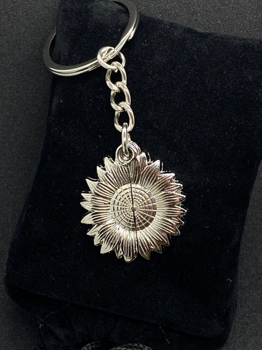 Sunflower Personalised Photo Keyring - Key Chains Personalisr Au