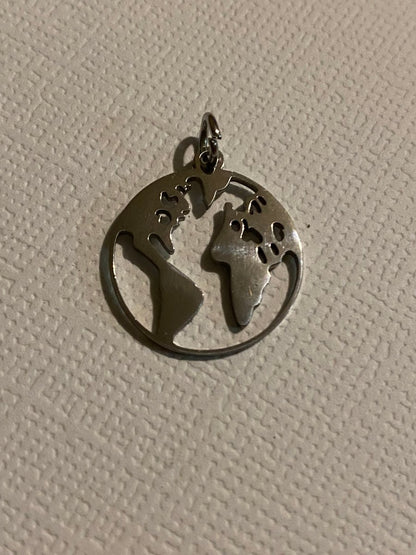 World Globe Charm -Charms